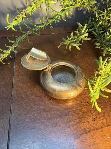 Vintage brass portable pocket - vintage,